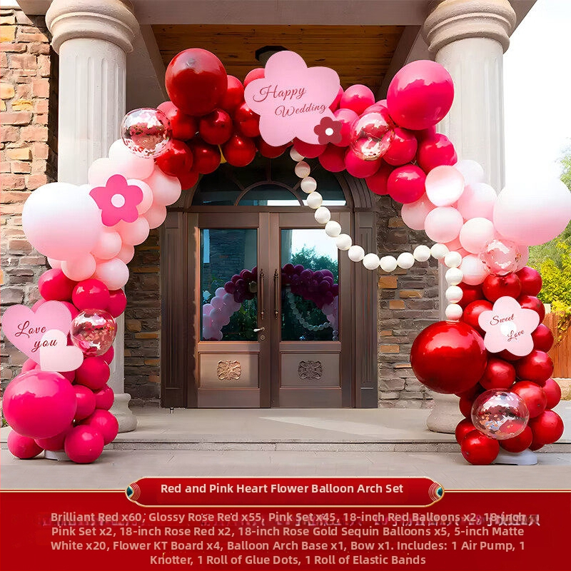 Plastični balon luk za svadbenu dekoraciju