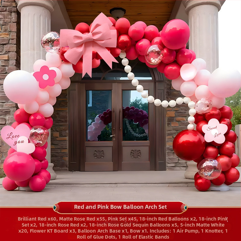 Plastični balon luk za svadbenu dekoraciju