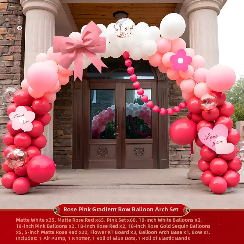 Plastični balon luk za svadbenu dekoraciju