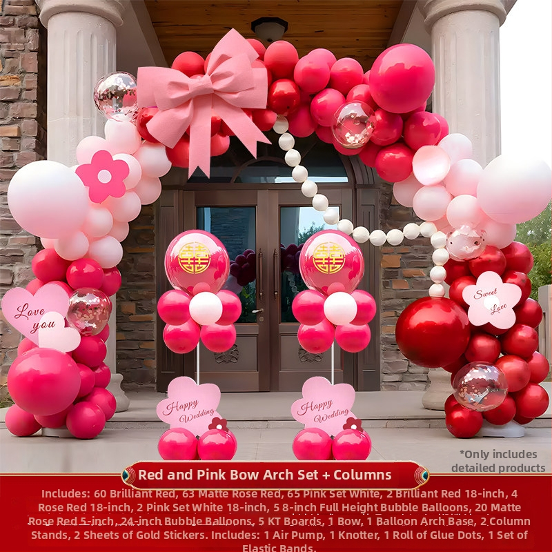 Plastični balon luk za svadbenu dekoraciju