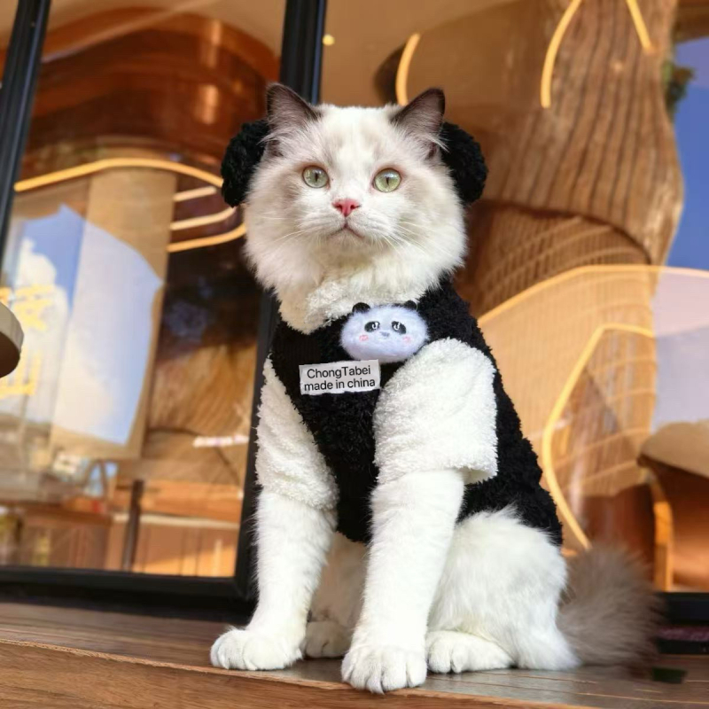 Meow odjeća za mačke - poliester, sladak stil, debeli prsluk, porijeklo Henan, odjeća za kućne ljubimce