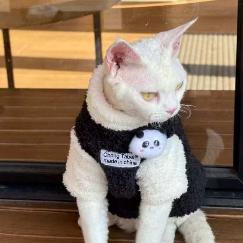 Meow odjeća za mačke - poliester, sladak stil, debeli prsluk, porijeklo Henan, odjeća za kućne ljubimce
