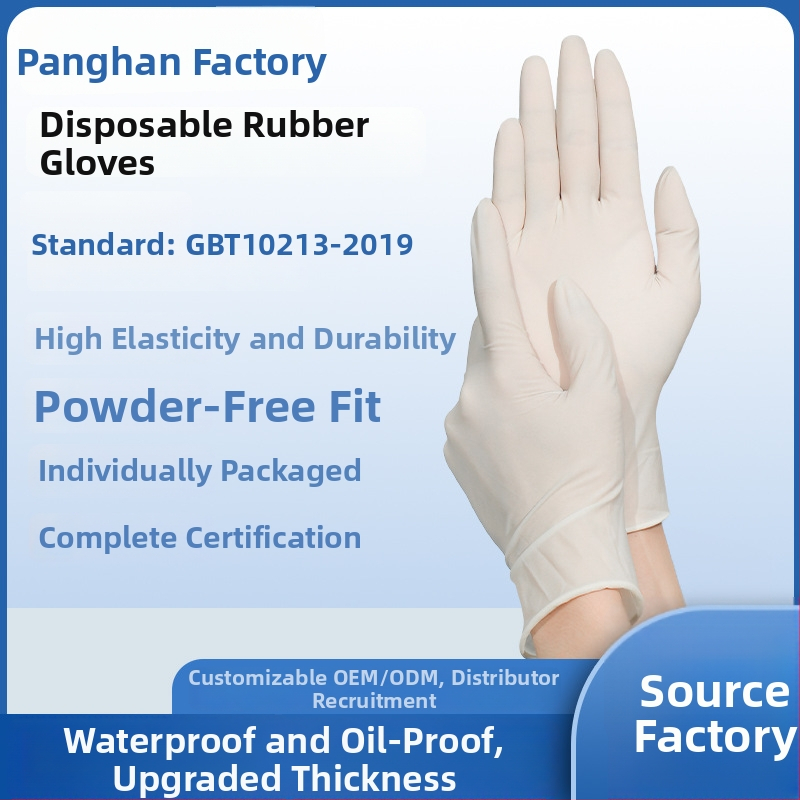 Jednorázové latexové a PVC rukavice na vyšetrenie, lekárske, zubárske a laboratórne použitie