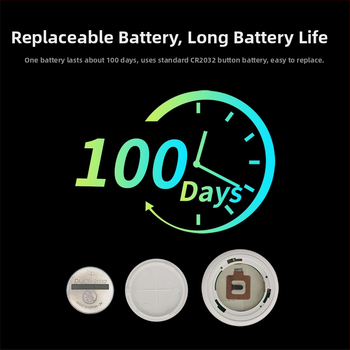 siindoo Lokalizator protiv gubitka – silikon, 7 g, CR2032 baterija, karabina za ključeve, za predmete, automobile, ključeve i ljude