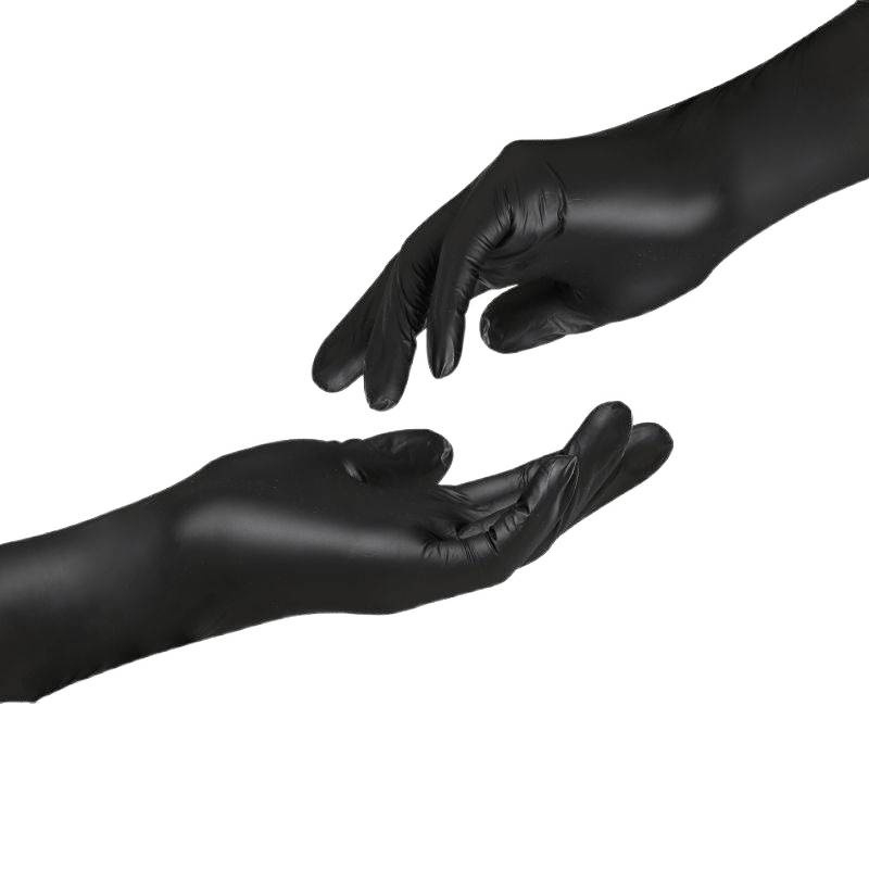 Egyszer használatos kesztyűk szintetikus gumiból, élelmiszer-minőségű, csúszásmentes, vízálló, érintőképernyő-kompatibilis, legfeljebb 0,05 mm vastagságú