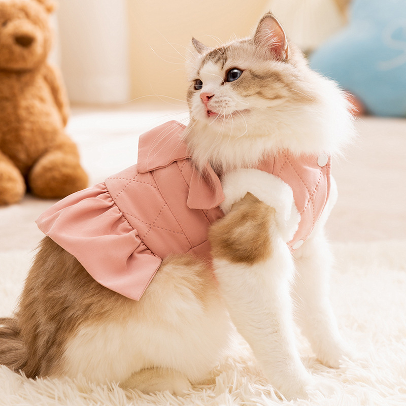 Suknja za kućne ljubimce, materijal Peach skin + polar fleece, stil princeza, brend Mysterious Cat