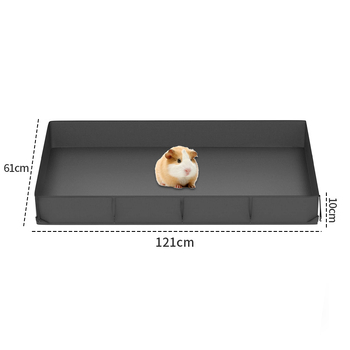 Macska, nyúl és hörcsög számára beltéri használatra készült kisállatkerítés párnával, Oxford anyag