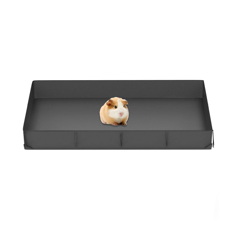 Macska, nyúl és hörcsög számára beltéri használatra készült kisállatkerítés párnával, Oxford anyag
