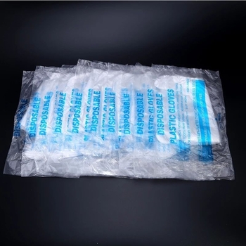 Egyszer használatos kesztyűk – műanyagból, átlátszó, porvédett, Márka Thriving