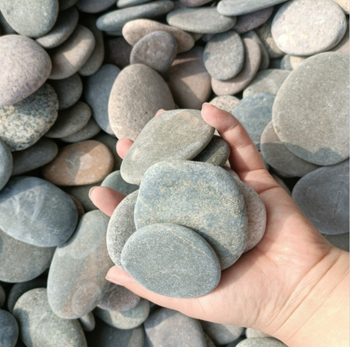 Jiayu pietre plate pentru pictură, pietre de grădină decorative pictate manual, ambalate în pungi