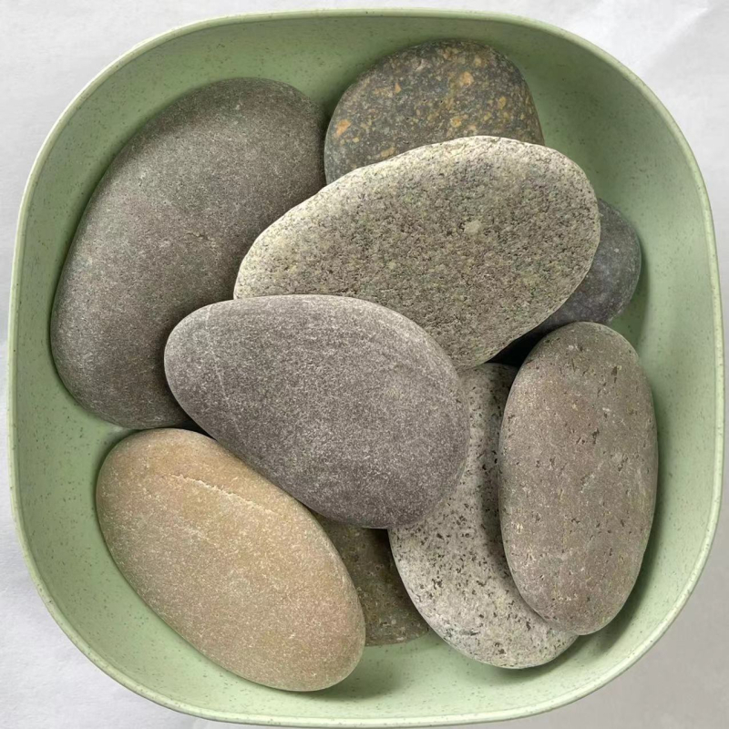 Jiayu pietre plate pentru pictură, pietre de grădină decorative pictate manual, ambalate în pungi