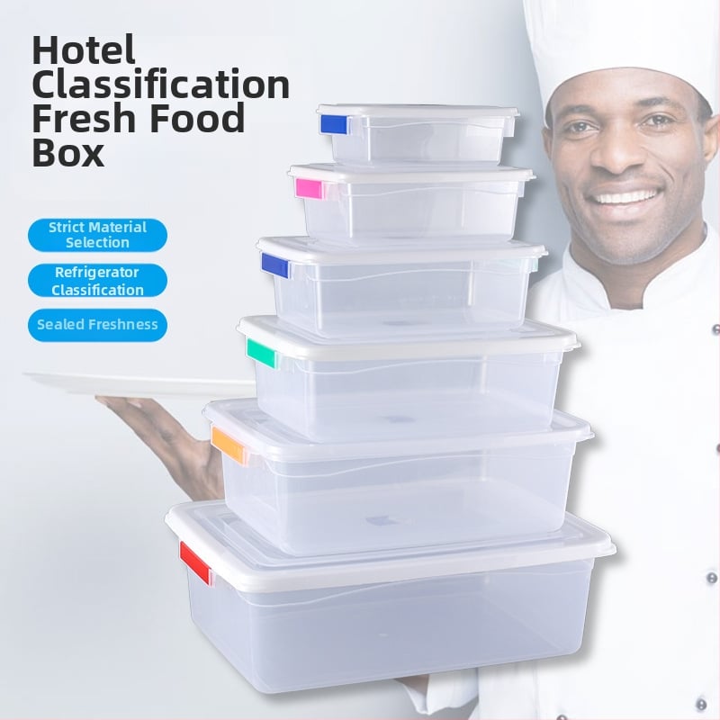 Plastična zamrzivačka kutija, vakuumsko brtvljenje za skladištenje i očuvanje svježine, kvadratnog oblika
