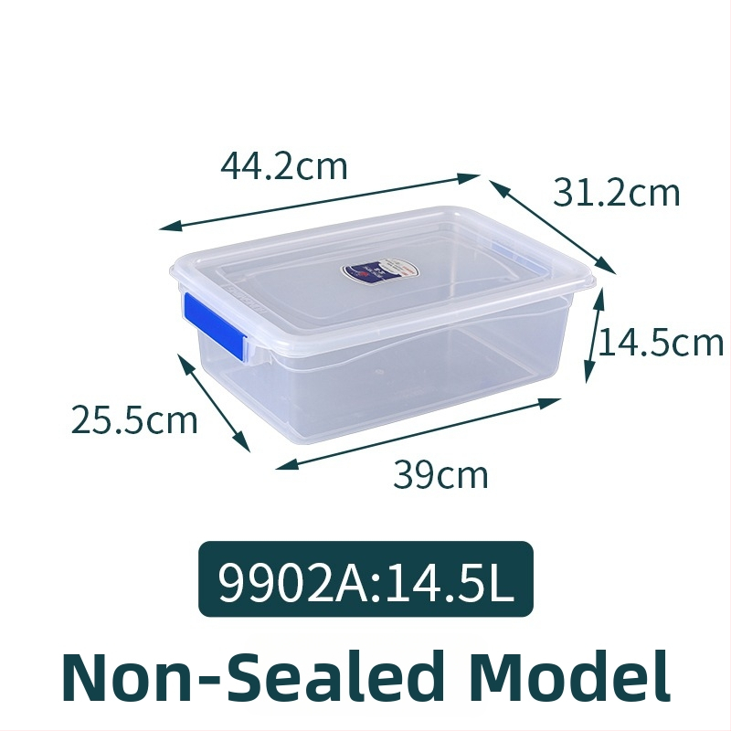 Plastična zamrzivačka kutija, vakuumsko brtvljenje za skladištenje i očuvanje svježine, kvadratnog oblika