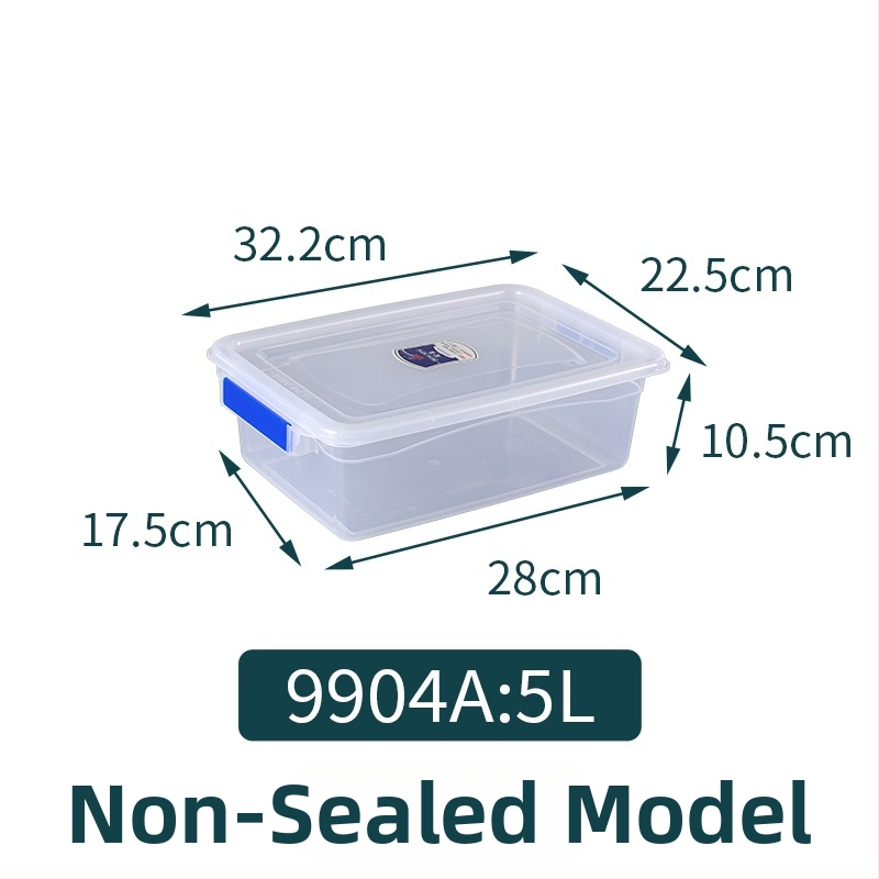 Plastična zamrzivačka kutija, vakuumsko brtvljenje za skladištenje i očuvanje svježine, kvadratnog oblika