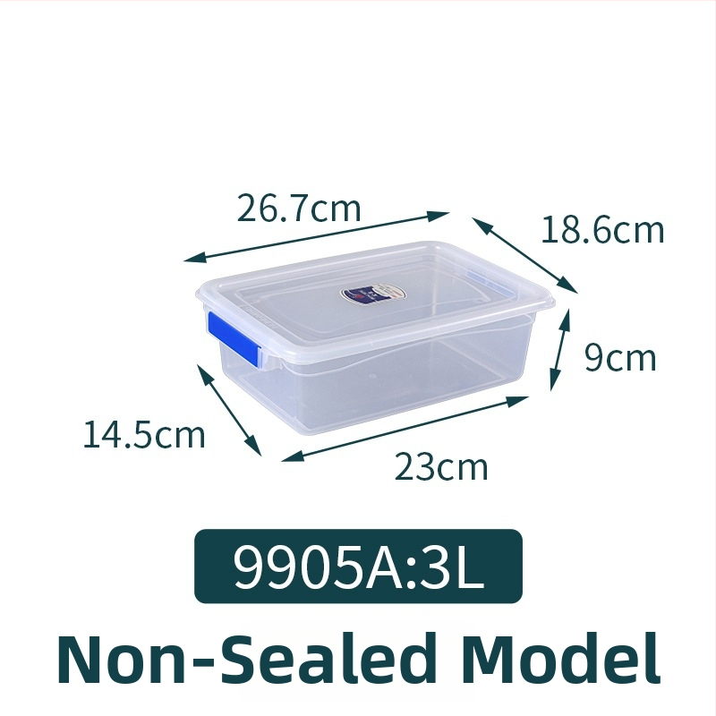 Plastična zamrzivačka kutija, vakuumsko brtvljenje za skladištenje i očuvanje svježine, kvadratnog oblika