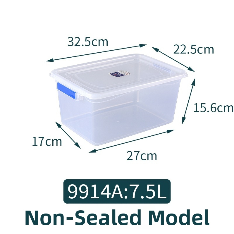 Plastična zamrzivačka kutija, vakuumsko brtvljenje za skladištenje i očuvanje svježine, kvadratnog oblika