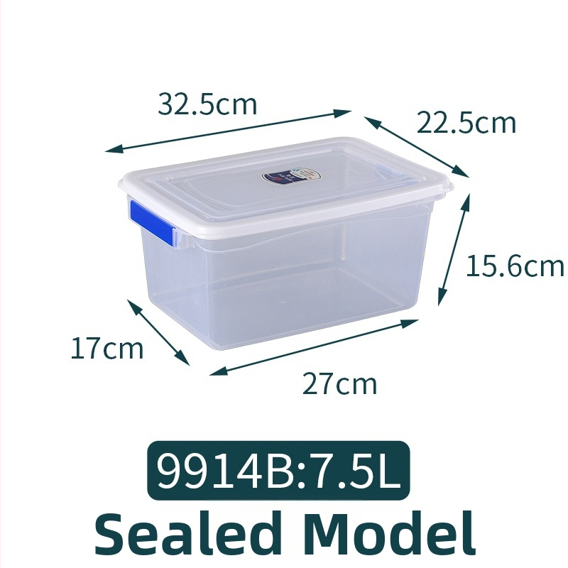 Plastična zamrzivačka kutija, vakuumsko brtvljenje za skladištenje i očuvanje svježine, kvadratnog oblika