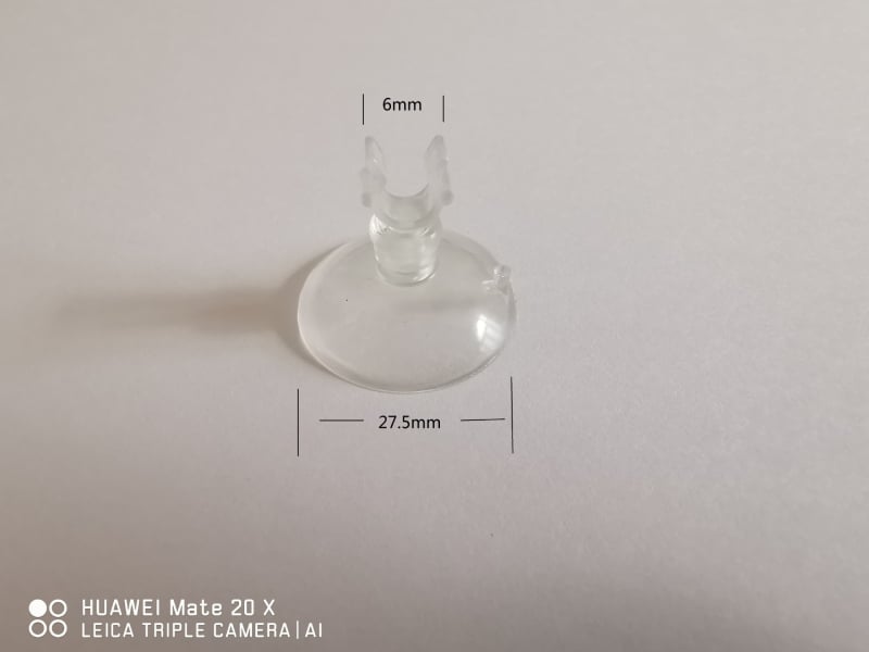 Plastična vakuumska čašica za akvarijsku opremu - brenda Shengke Analysis, težina 0.25, s klipom