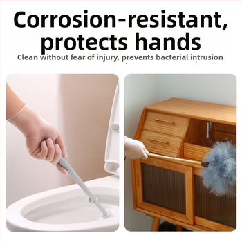 Γάντια μίας χρήσης για οικιακή χρήση από TPE, τρόφιμο-ποιότητα, διαφανής σχεδίαση, πάχος 0,02 mm, μήκος 28 εκ, 100 τεμάχια ανά κουτί