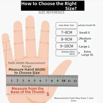 Mănuși de unică folosință din nitril compozit-latex, îngroșate, cu elasticitate ridicată, clasă alimentară, mănuși de protecție