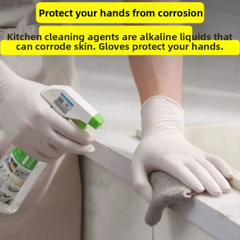 Mănuși de unică folosință din nitril compozit-latex, îngroșate, cu elasticitate ridicată, clasă alimentară, mănuși de protecție