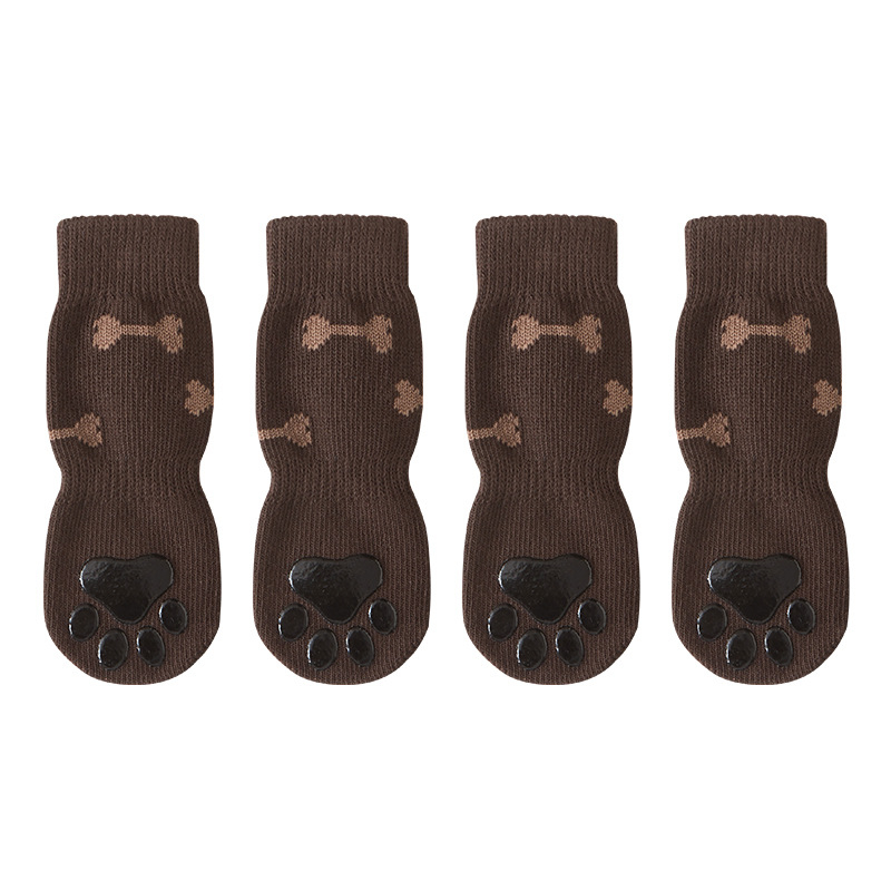 Kutyamancs zokni – cartoon minta, pamut, Jacquard kötés, DW-022