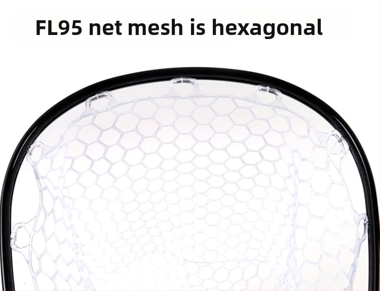 MAXIMUMCATCH Upletená sieť na ryby z uhlíka, určená na rybolov muškou