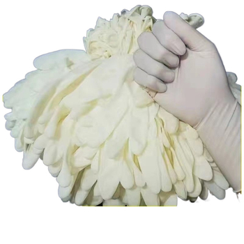 Αμφιδέξια γάντια μιας χρήσης από φυσικό καουτσίκ, χωρίς πούδρα, για αριστερό και δεξί χέρι, αδιάβροχα, ανθεκτικά στη φθορά και σε έλαια