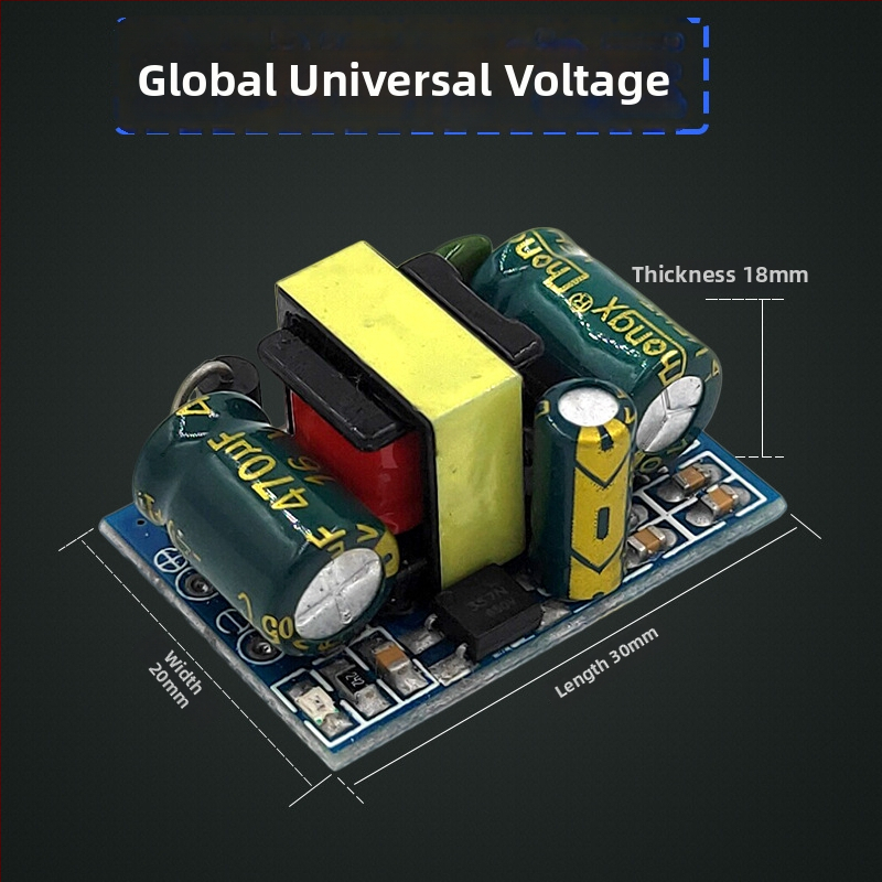 Izolirani AC-DC modul napajanja s izlazima 12V/5V/3.3V, ulaz 110/220V, izlazna snaga 3,5W, kompaktna konstrukcija