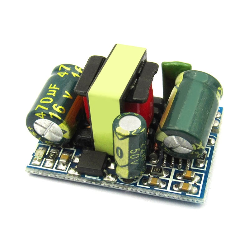 Pontos izolált tápegység modul, 5V kimenet, 700 mA, 3,5W, AC-DC léptető modul, bemenet 220V