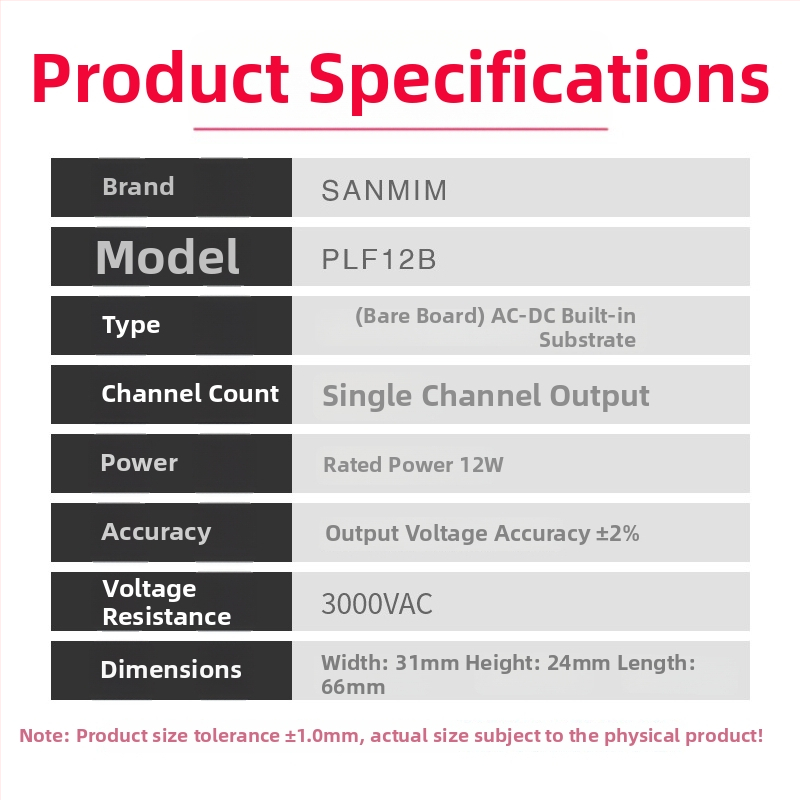 12V prepínacie napájanie modul s AC-DC izoláciou, stabilizovaný výstup 5V, 12W, vstup 220V na 5V, komunikačné rozhranie