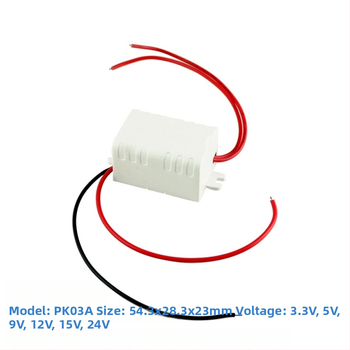 Izolovaný AC-DC prepäťový napájací modul, 220V na 12V, jednokanálový, LED holá doska