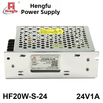 HF20W-S-24 индустриално захранване с превключвател: вход AC220V, изход DC24V 1A, единичен изход, серия HF20W-S