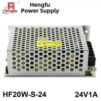 HF20W-S-24 индустриално захранване с превключвател: вход AC220V, изход DC24V 1A, единичен изход, серия HF20W-S