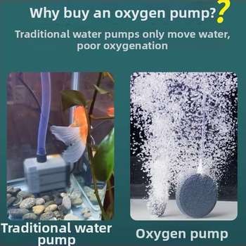 Hengku HK-008 pumpa za kisik za vanjski akvarij, dugotrajna, ultra tiha