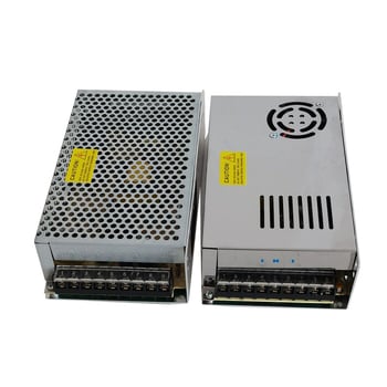 DC napajanje s prekidačem za nadzorne kamere i LED trake – izlaz 12V/24V, 250W, IP20, učinkovitost 80%