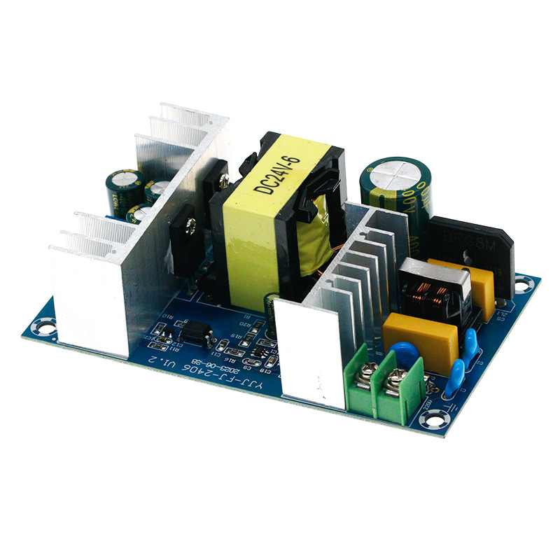 AC-DC prekidački napajajući modul, ulaz 220V AC, izlaz 24V DC, 100W, 4A/6A, pločica bez kućišta