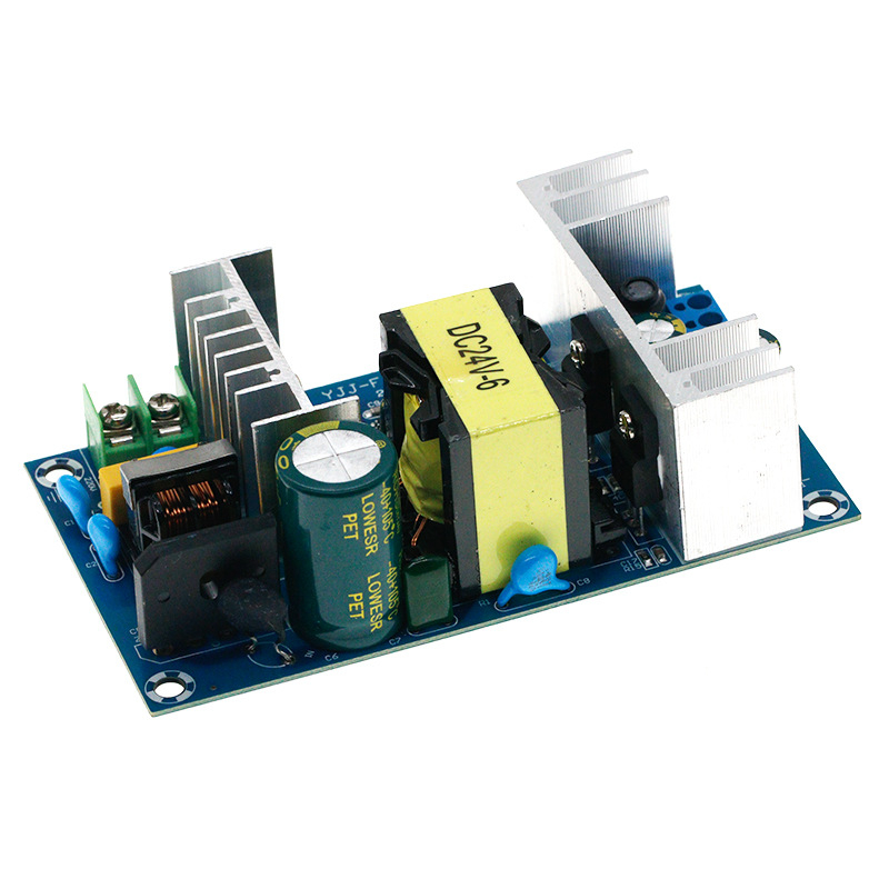 AC-DC prekidački napajajući modul, ulaz 220V AC, izlaz 24V DC, 100W, 4A/6A, pločica bez kućišta