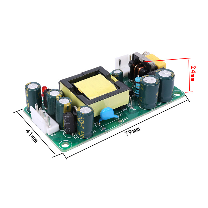 ROAX Jy-18w alimentare switching dual canal pe placă — ieșire pozitivă/negativă 12V/15V/24V, 18W, modul fără carcasă