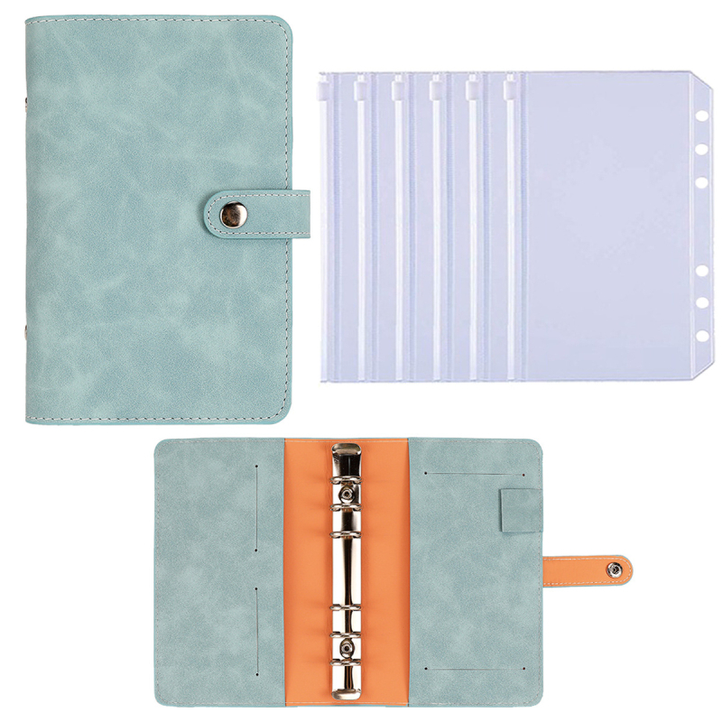 Caiet cu foi detașabile, cu 6 găuri, pagini PVC, logo imprimat, personalizare — Yu Xi TY001