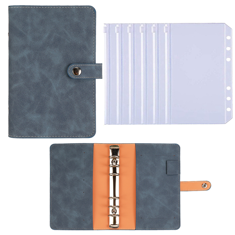 Caiet cu foi detașabile, cu 6 găuri, pagini PVC, logo imprimat, personalizare — Yu Xi TY001