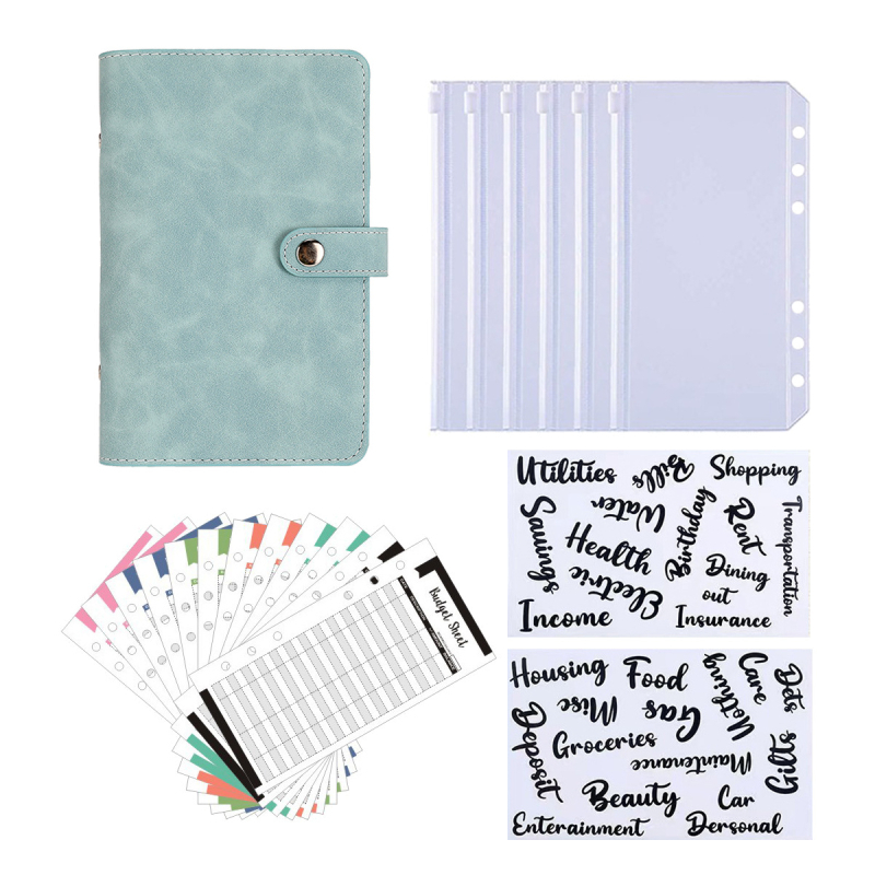 Caiet cu foi detașabile, cu 6 găuri, pagini PVC, logo imprimat, personalizare — Yu Xi TY001