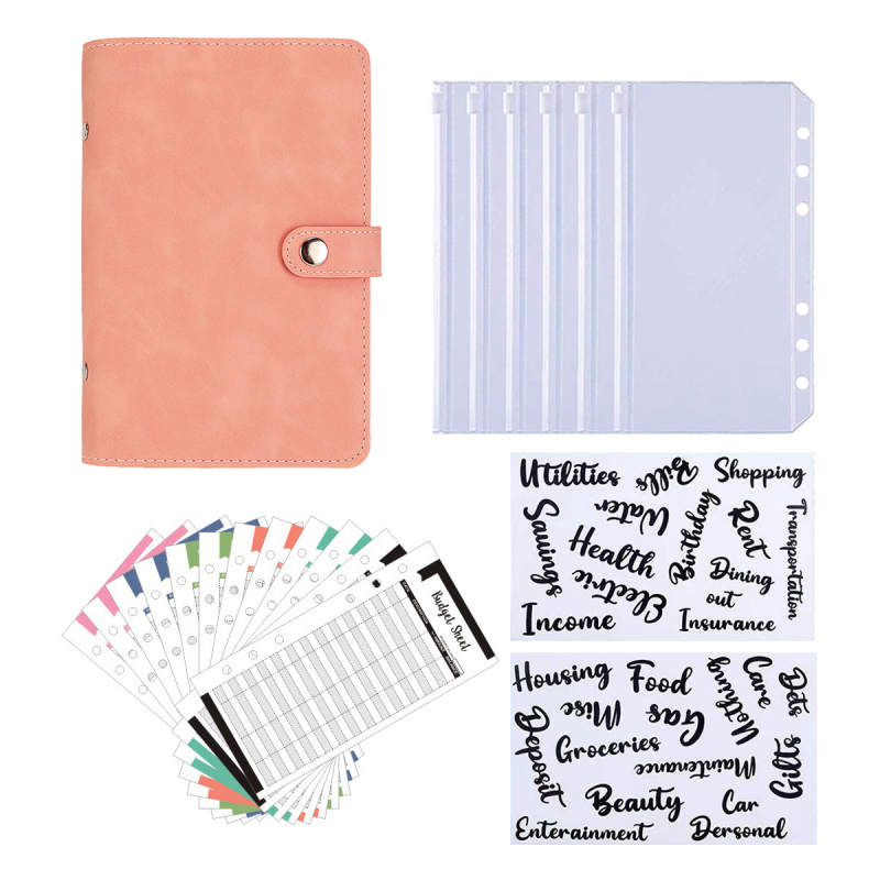 Caiet cu foi detașabile, cu 6 găuri, pagini PVC, logo imprimat, personalizare — Yu Xi TY001