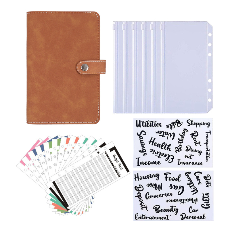 Caiet cu foi detașabile, cu 6 găuri, pagini PVC, logo imprimat, personalizare — Yu Xi TY001