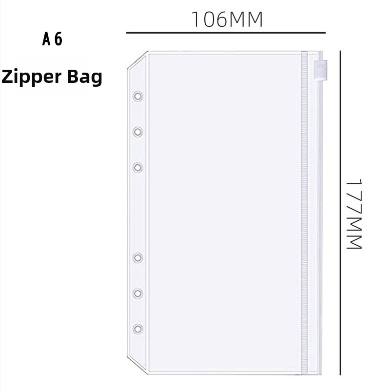 Caiet cu foi detașabile, cu 6 găuri, pagini PVC, logo imprimat, personalizare — Yu Xi TY001