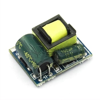 Telesky AC-DC step-down tápegység modul izolált, bemenet 220V, kimenet 12V, 300mA, 3W