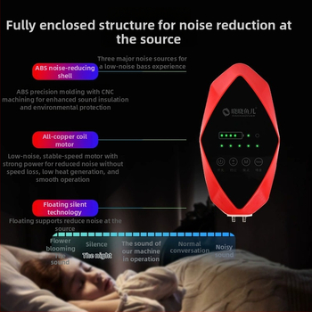 Pompa de oxigen pentru acvariu, alimentare AC — ultra-quiet, aerare puternică, greutate 1,6 kg, zgomot 30 dB, Xiaoxiao Fish