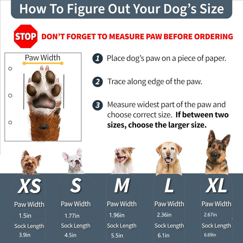 Kutyáknak zoknik – csúszásmentes pántok, vízálló nylon, lélegző, talpminta