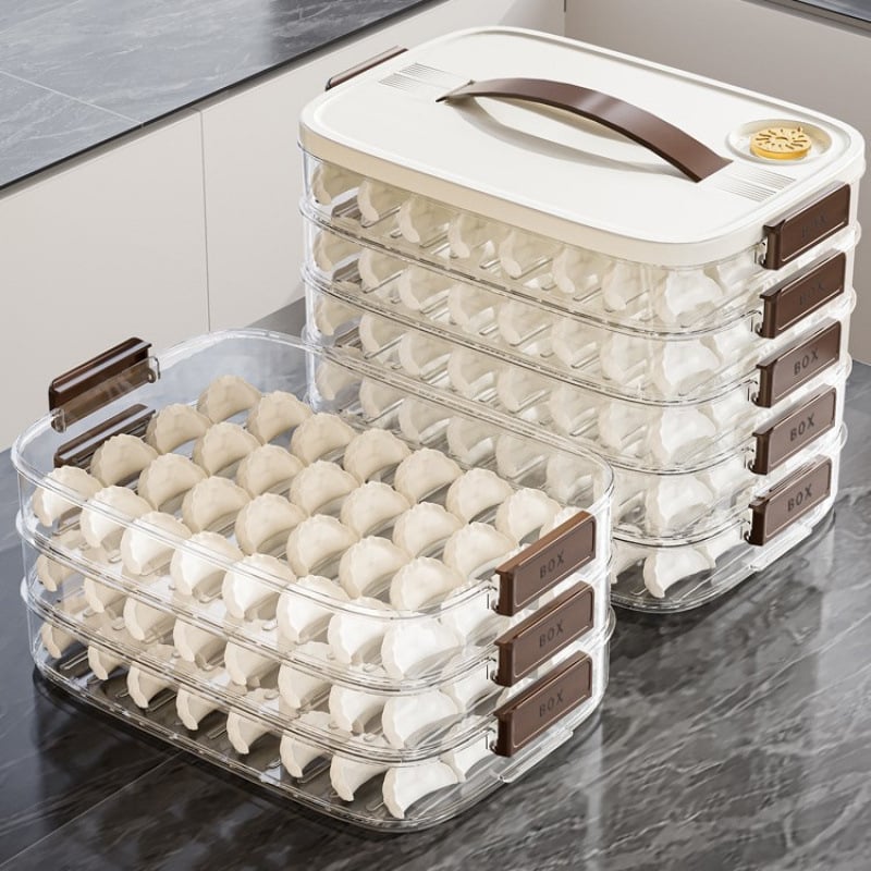 Kutija za pohranu knedli, plastična, nordijski stil, model EGSNmfkM