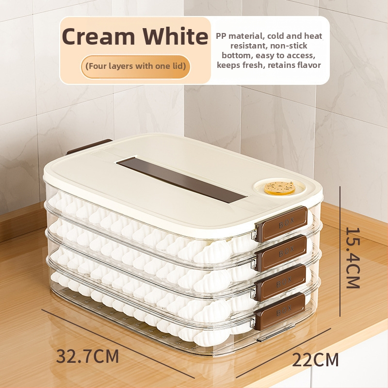 Kutija za pohranu knedli, plastična, nordijski stil, model EGSNmfkM